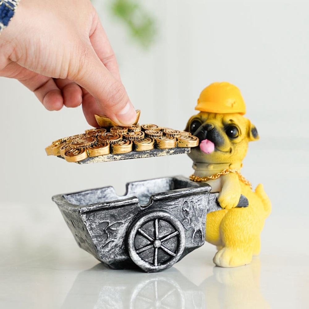 puppy ashtray brand new